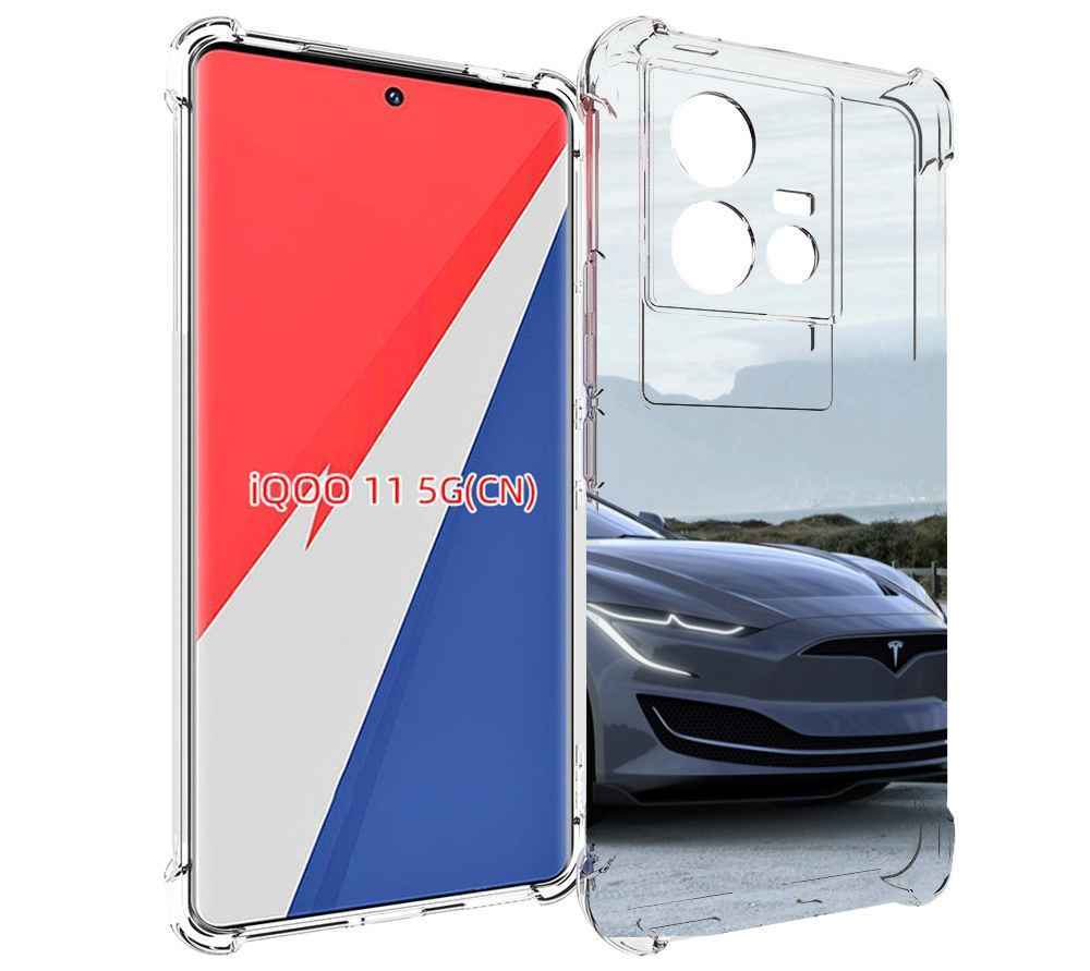 

Чехол MyPads тесла tesla 2 мужской для Vivo iQOO 11, Прозрачный, Tocco