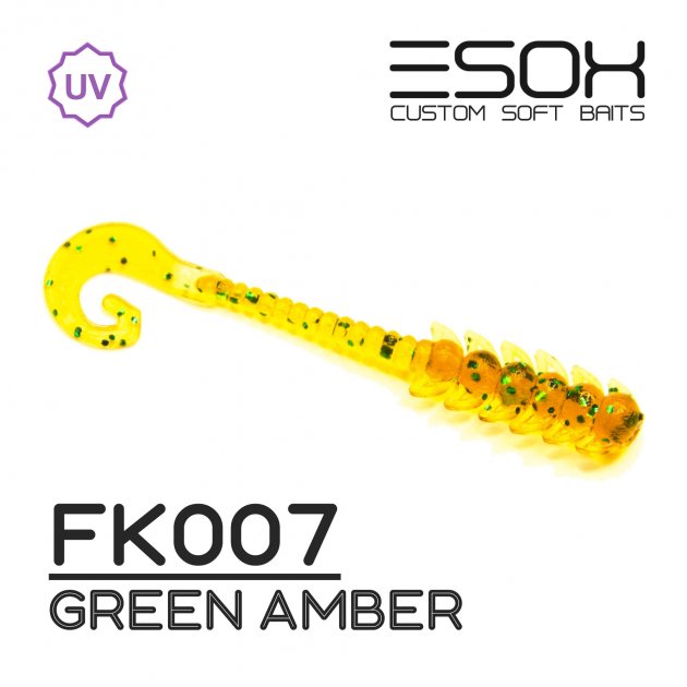 

Твистер Esox FIBRO TAIL 50 мм. FK007 уп.=10 шт., Желтый