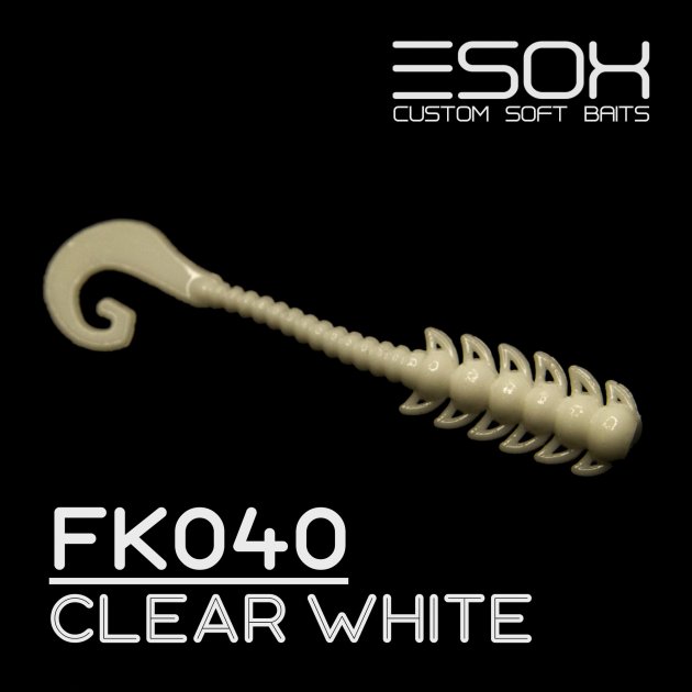 

Твистер Esox FIBRO TAIL 50 мм. FK040 уп.=10 шт., Белый