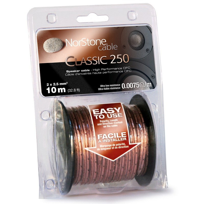 

Кабель акустический NorStone CL250-10 10м, CL250-10