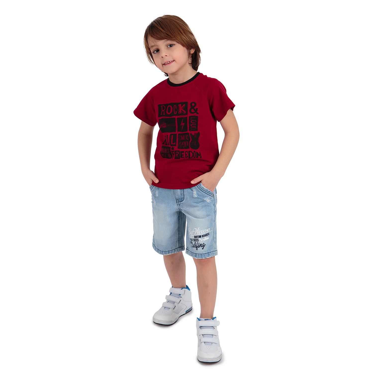 

Футболка Leader Kids Рок звезда красный р.98, GL001124293