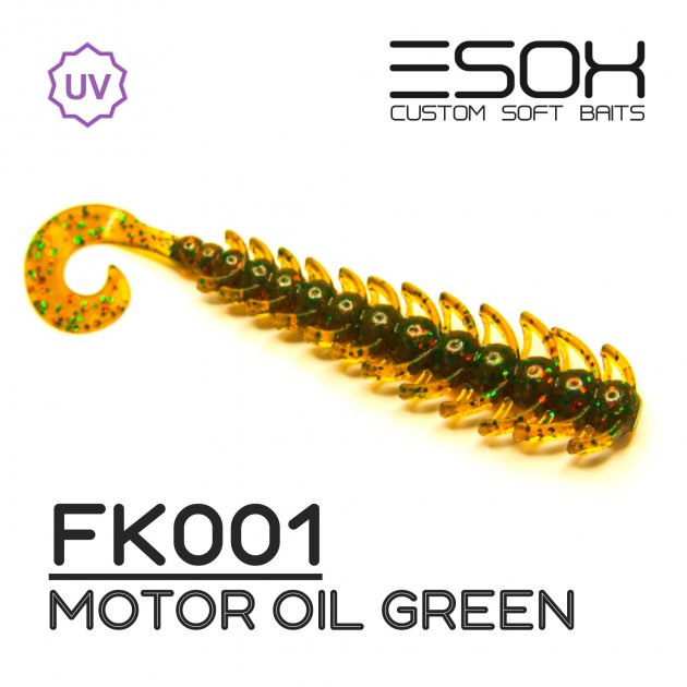 

Твистер Esox TWIGSY 81 мм. FK001 уп.=7 шт., Зеленый