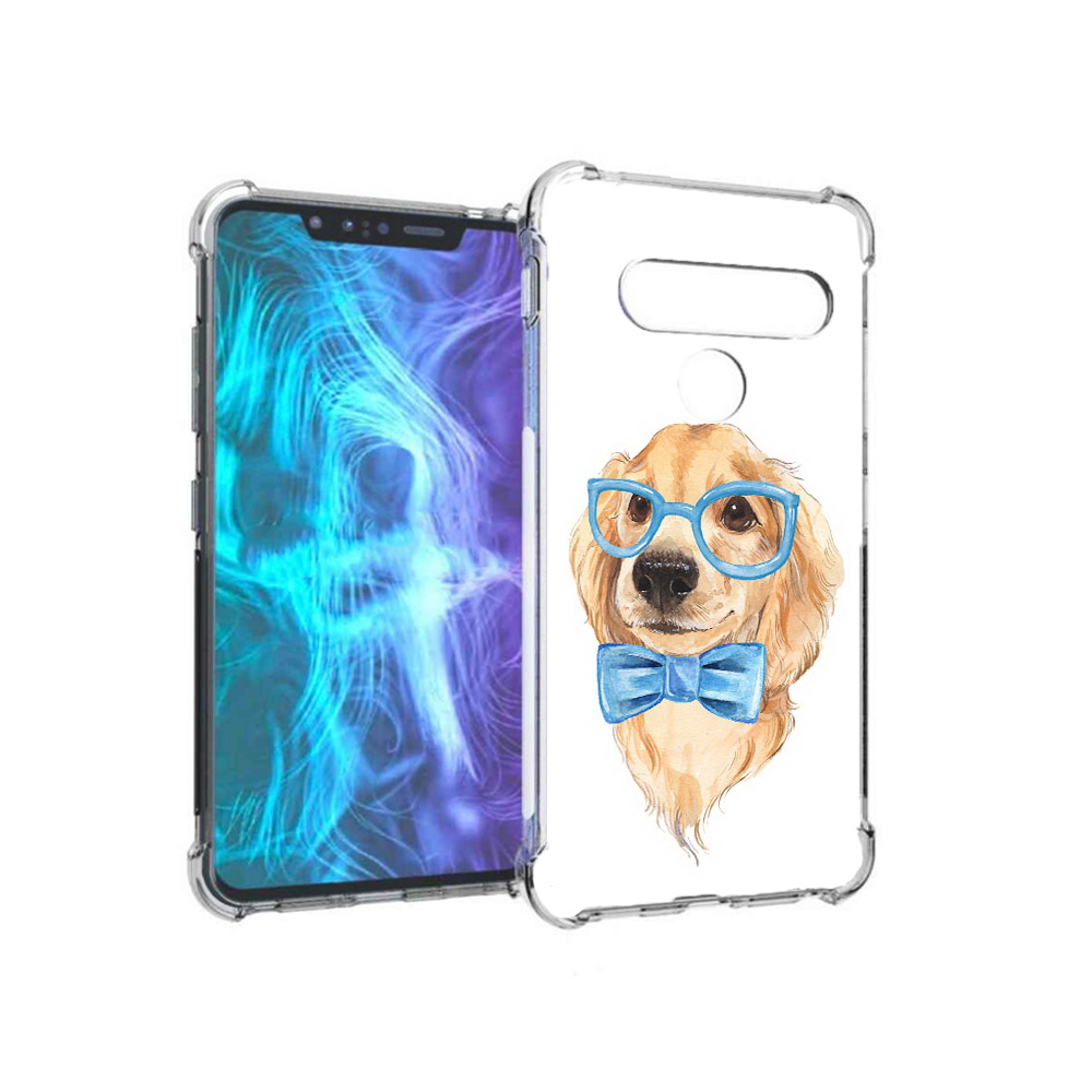 

Чехол MyPads Tocco для LG G8 Собака интеллигент (PT135945.77.159), Tocco