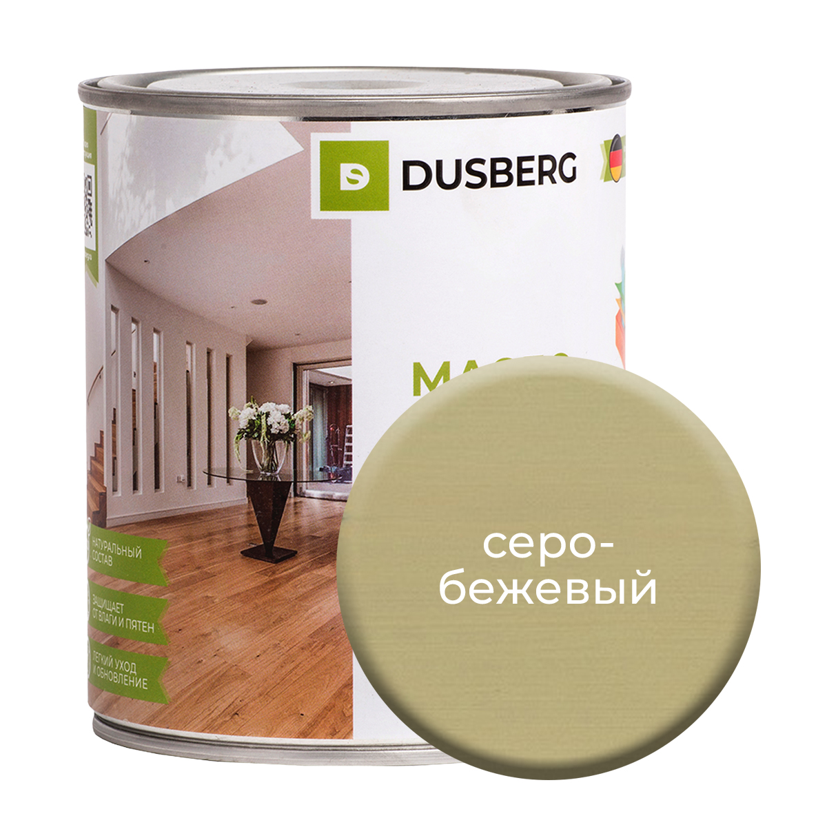 

Масло Dusberg для стен на бесцветной основе, 750 мл Серо-бежевый, Бежевый;серый, 2540