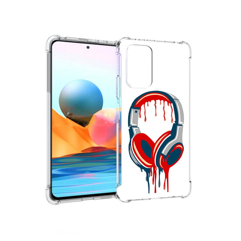 Чехол MyPads Tocco для Xiaomi Redmi Note 10 Pro не делай громко (PT158414.284.517)
