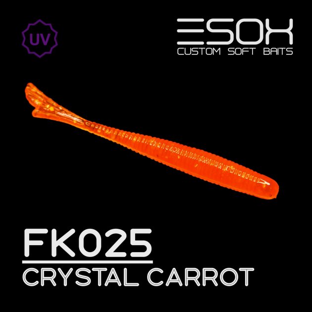 

Червь силиконовый Esox FISHTALE 48 мм. FK025 уп.=12 шт., Оранжевый