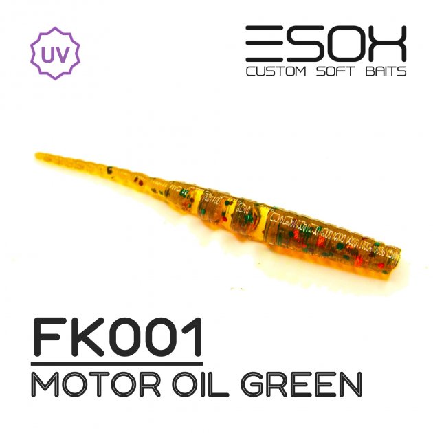 

Червь силиконовый Esox IVASTICK 40 мм. FK001 уп.=12 шт., Зеленый