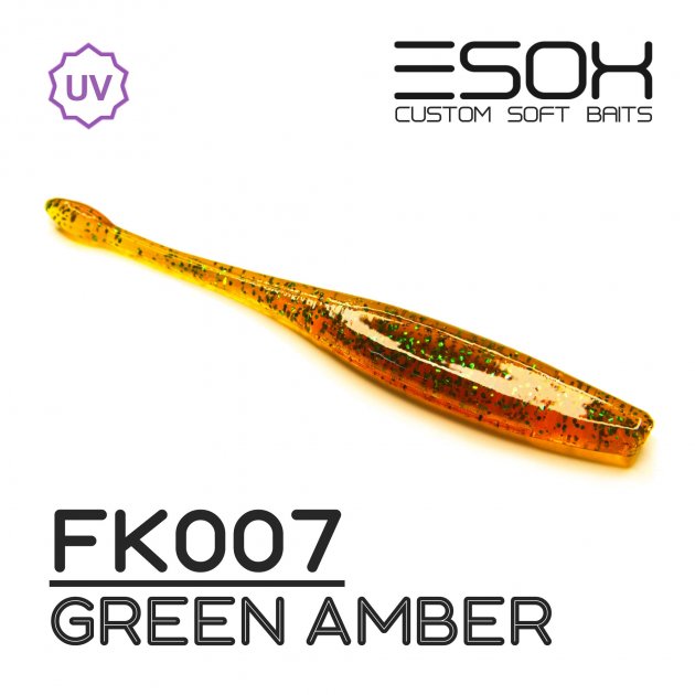 Червь силиконовый Esox WACKY SLUG 96 мм. FK007 уп.=5 шт.