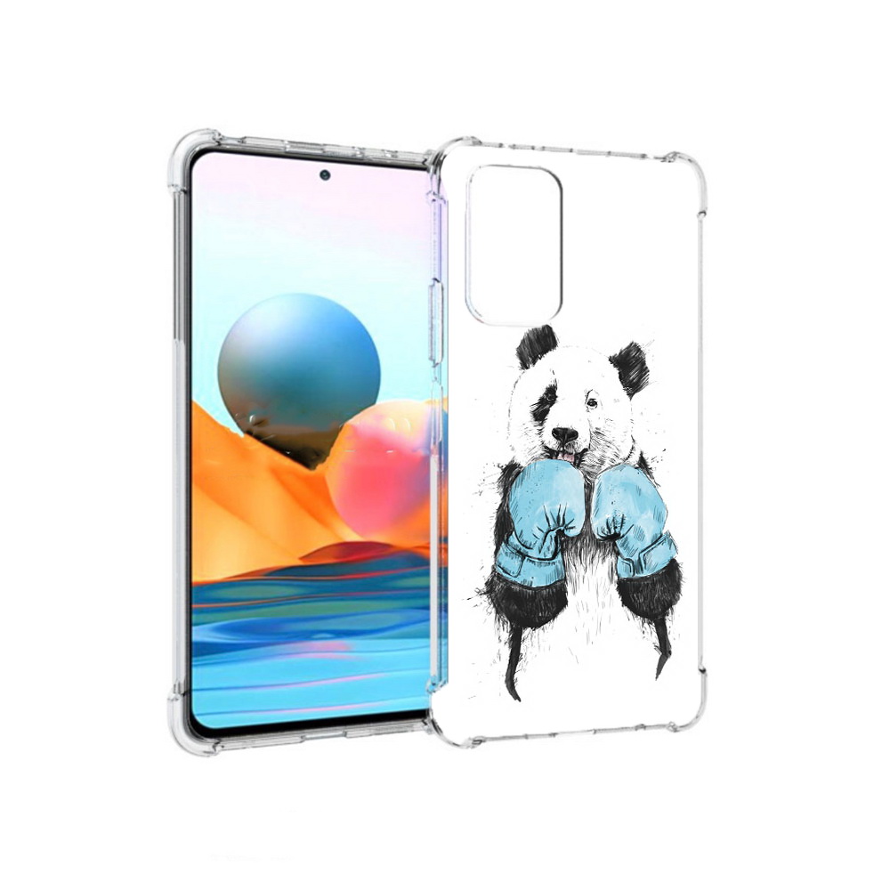 

Чехол MyPads Tocco для Xiaomi Redmi Note 10 Pro панда боксер (PT158414.284.531), Прозрачный, Tocco