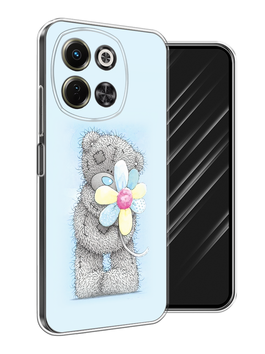

Чехол Awog на Tecno Spark 30 5G "Me to you с ромашкой", Голубой;серый;желтый, 309750-1