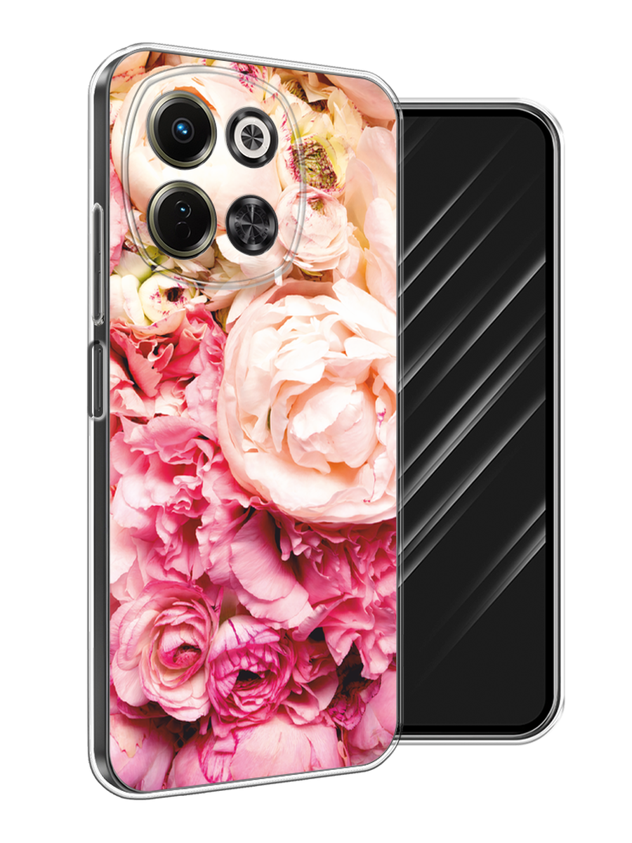 

Чехол Awog на Tecno Spark 30 5G "Пионы яркие", Розовый, 309750-1