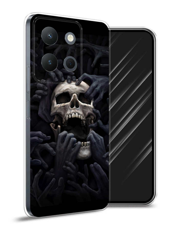 

Чехол Awog на Vivo Y36 4G "Череп 29", Черный;серый, 269250-1
