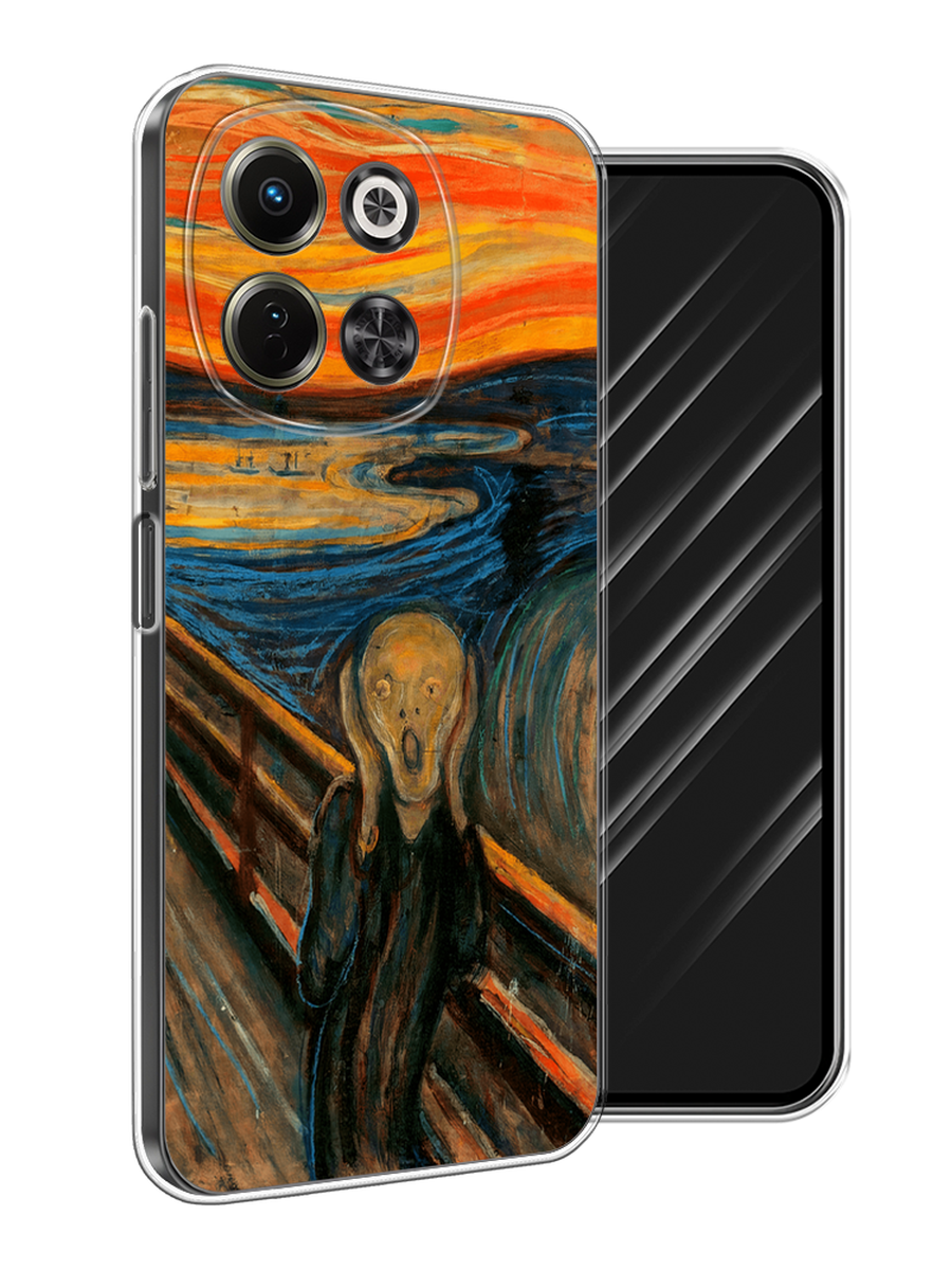 

Чехол Awog на Tecno Spark 30 5G "Крик", Оранжевый;синий;серый, 309750-1