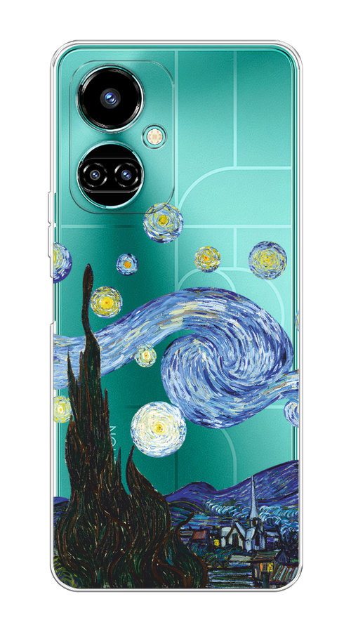 

Чехол на Tecno Camon 19/19 Pro 4G "Ночь Ван Гога", Голубой;синий;черный, 301650-1
