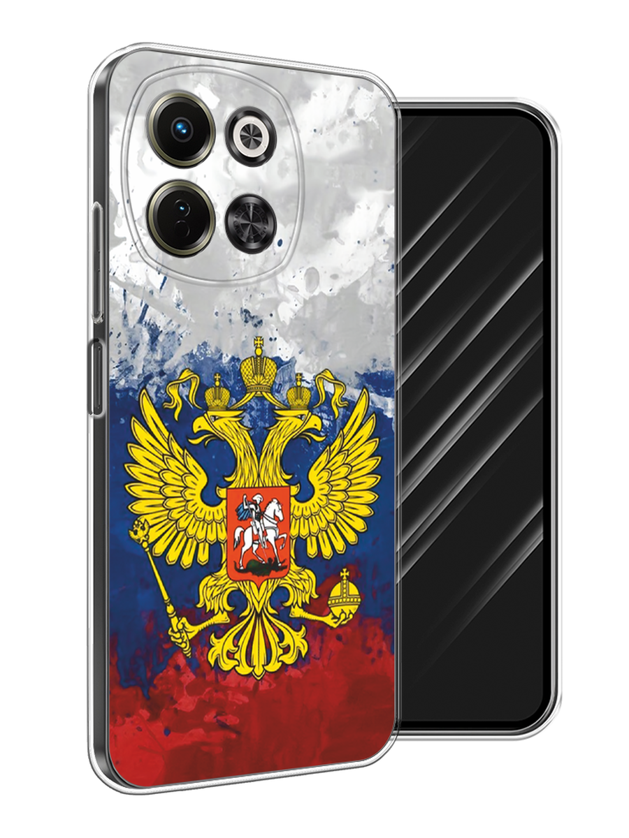 

Чехол Awog на Tecno Spark 30 5G "РФ", Белый;синий;красный, 309750-1
