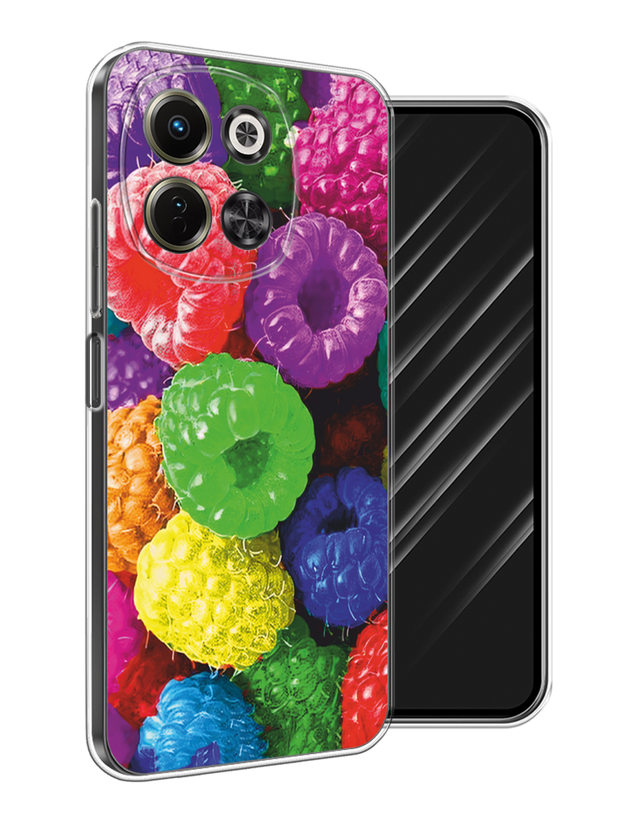 

Чехол Awog на Tecno Spark 30 5G "Разноцветная малина", Разноцветный, 309750-1