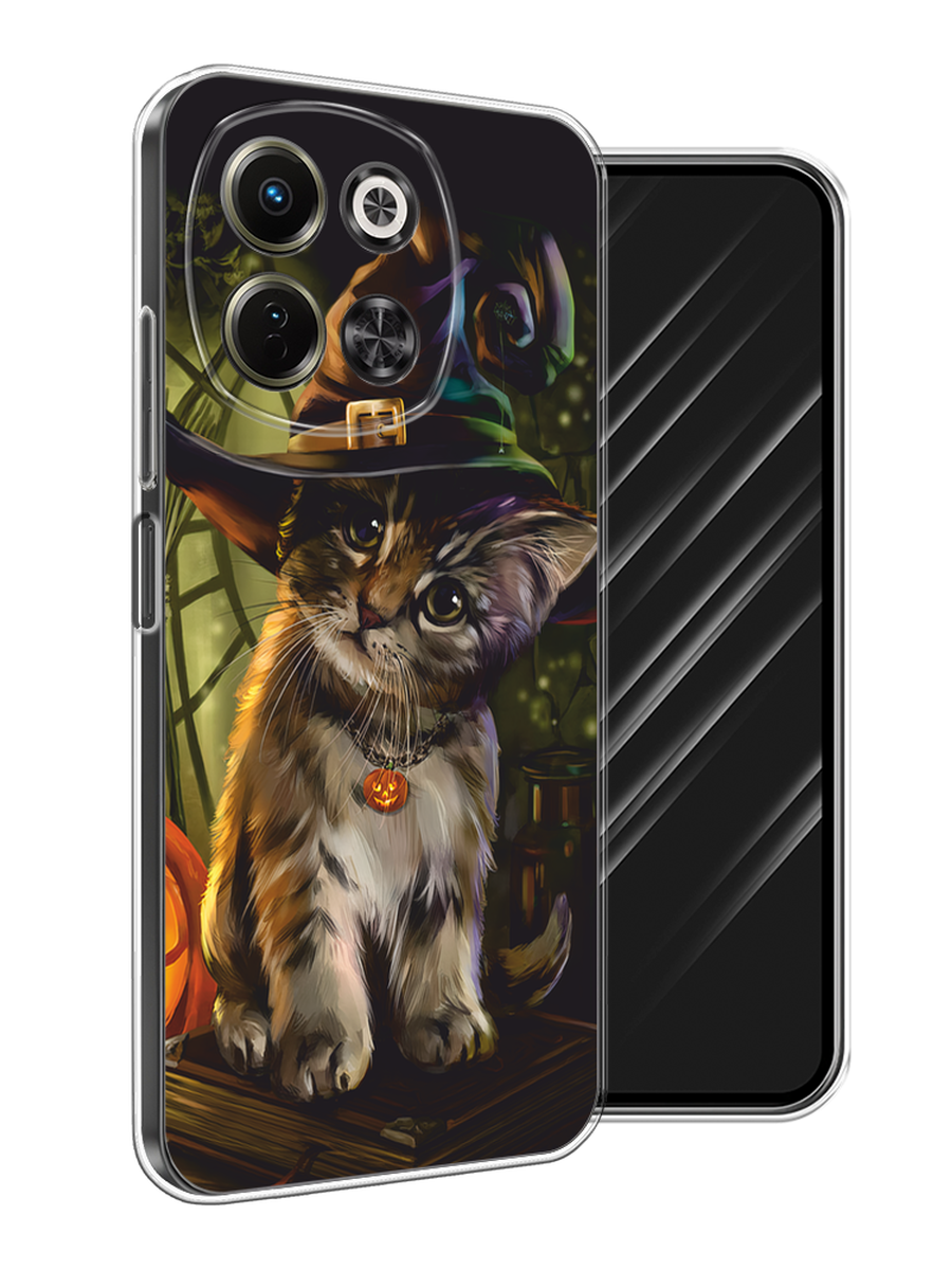 

Чехол Awog на Tecno Spark 30 5G "Кот на Хэллоуин", Зеленый;серый, 309750-1