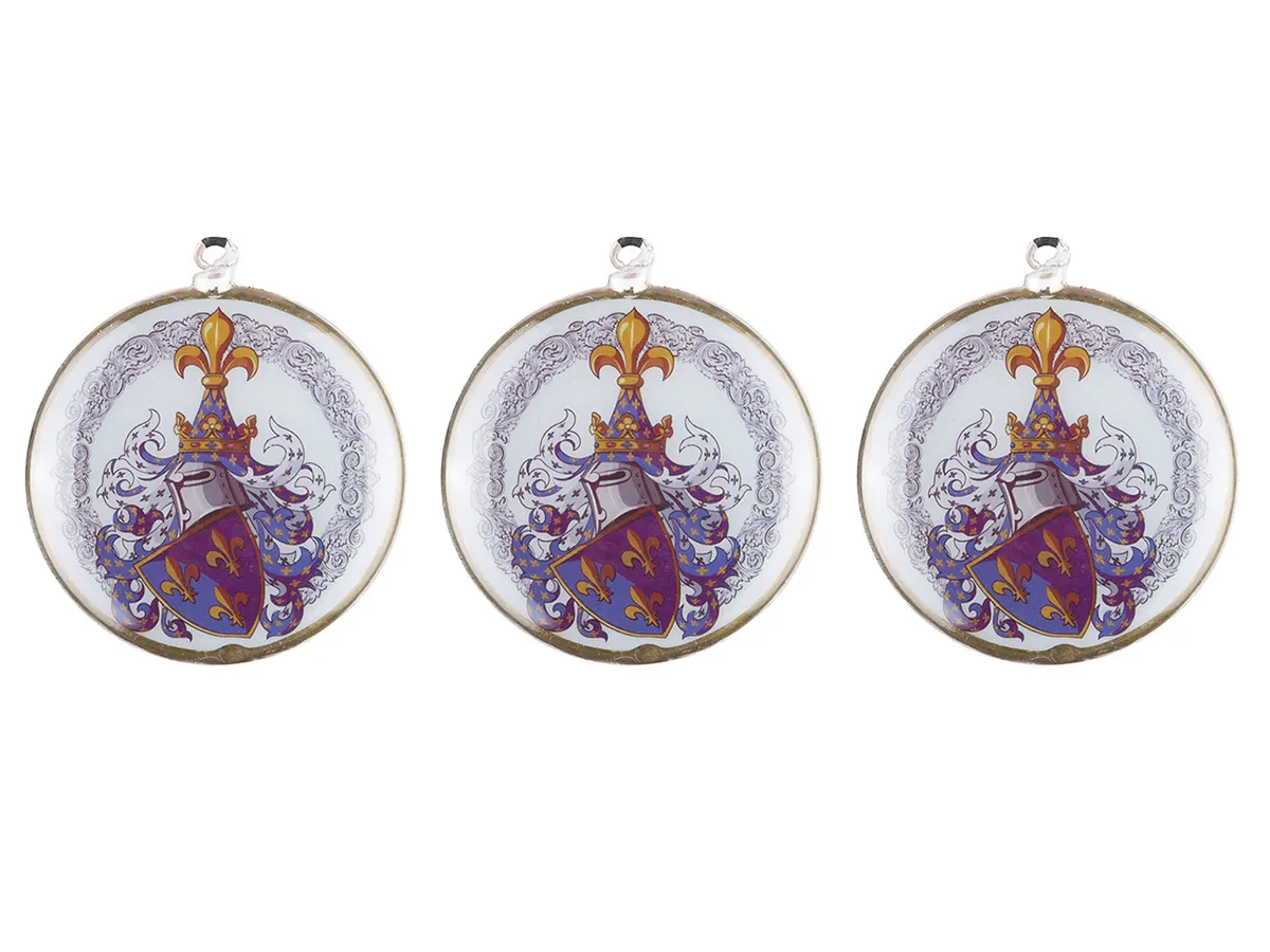 

08773 Круглый медальон с гербом 10.00*3.00*10.00CM Набор из 3-х KARLSBACH