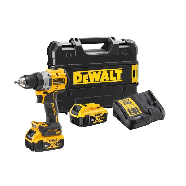 Аккумуляторная безударная бесщеточная дрель-шуруповерт DEWALT DCD800P2T, 18 В