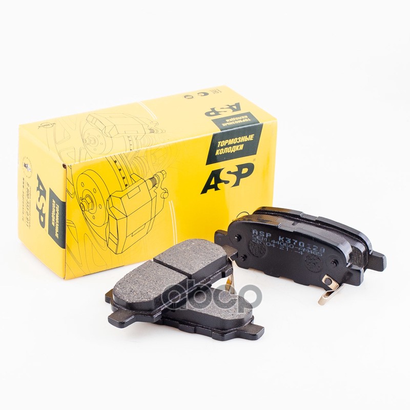 

Колодки Тормозные Задние Nissan Qashqaix-Trail 07-Renault, Koleos 08- Asp K370128