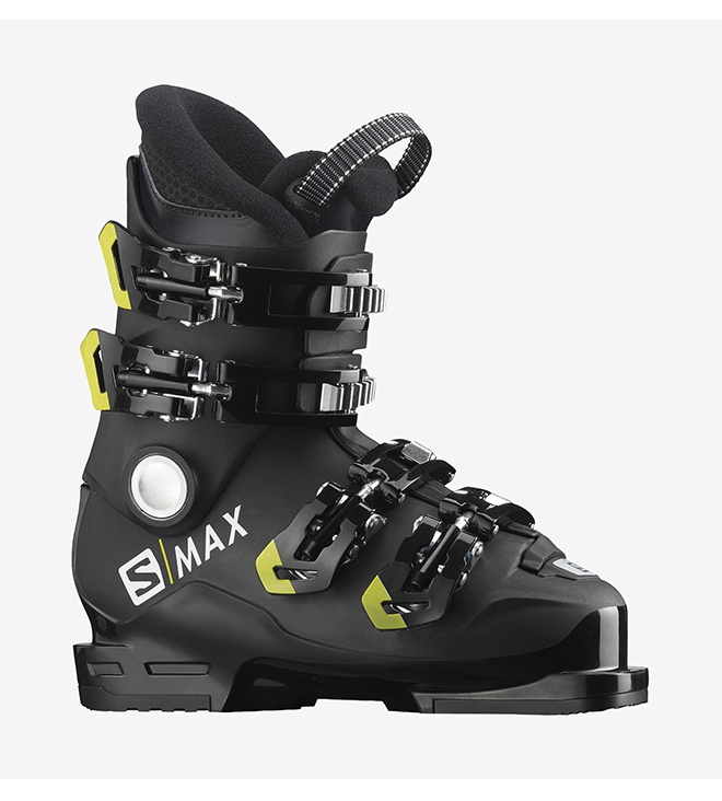 фото Горнолыжные ботинки salomon s/max 60 rt m black/acid green (20/21) (19.0)