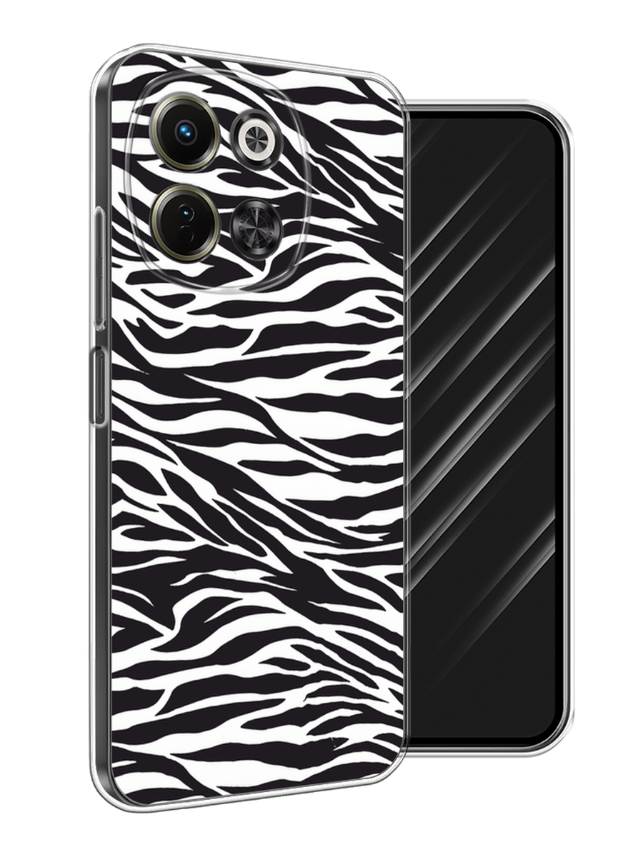 

Чехол Awog на Tecno Spark 30 5G "Принт зебра", Белый;серый;черный, 309750-1
