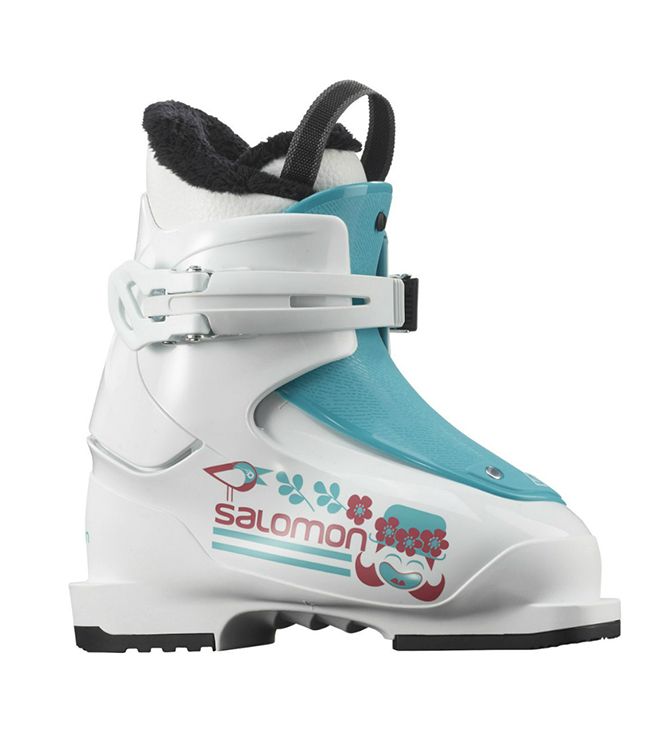 Горнолыжные ботинки Salomon T1 Girly White/Scuba Blue (21/22) (16.0)