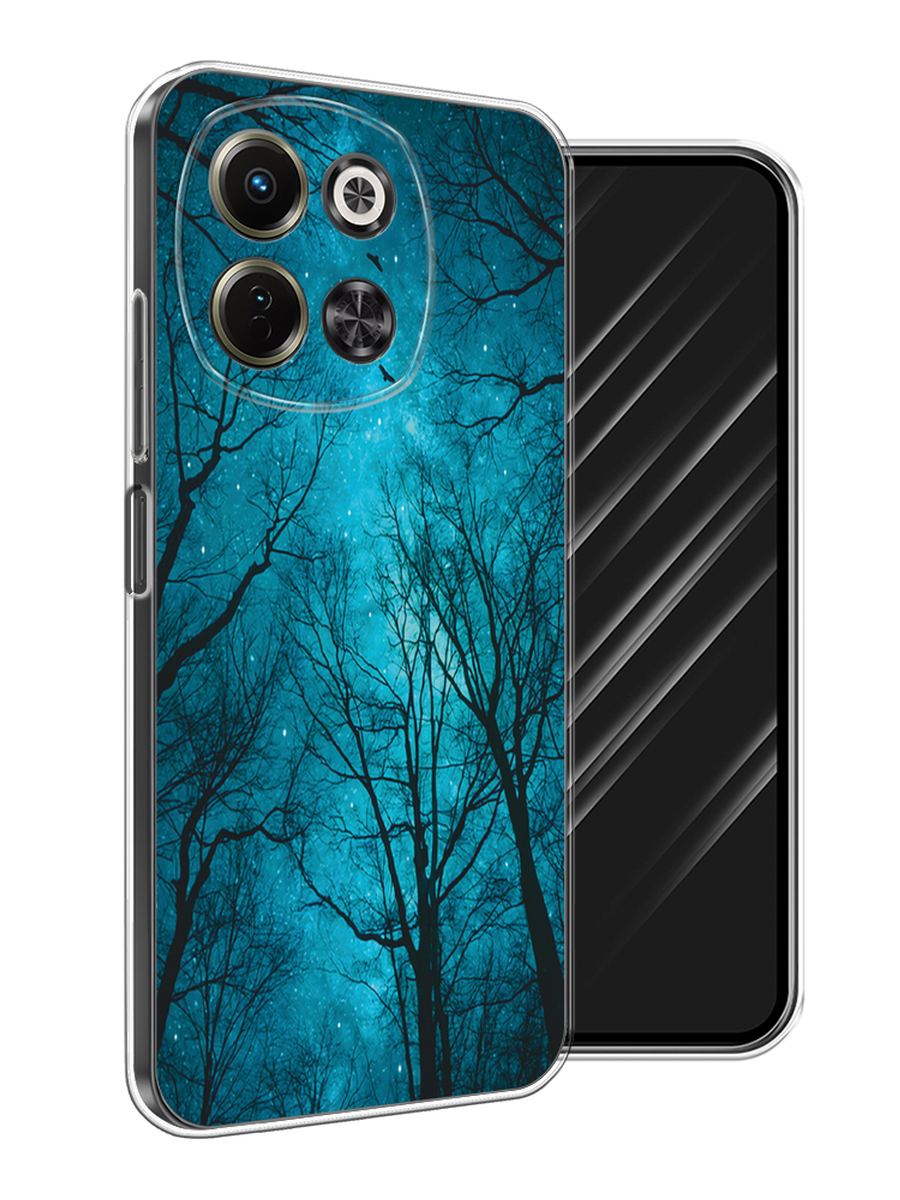 

Чехол Awog на Tecno Spark 30 5G "Сказочный лес", Черный;бирюзовый, 309750-1