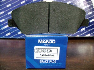 

Колодки тормозные HYUNDAI Santa Fe (06-) передние (4шт.) MANDO