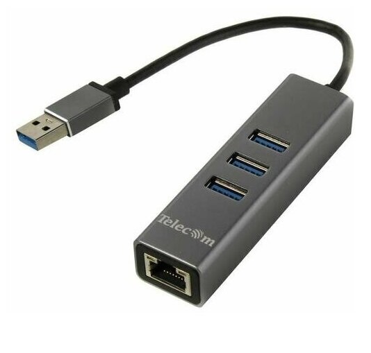 Сетевая карта Telecom TA311U - USB 3.0, 10/100/1000 Мбит/с