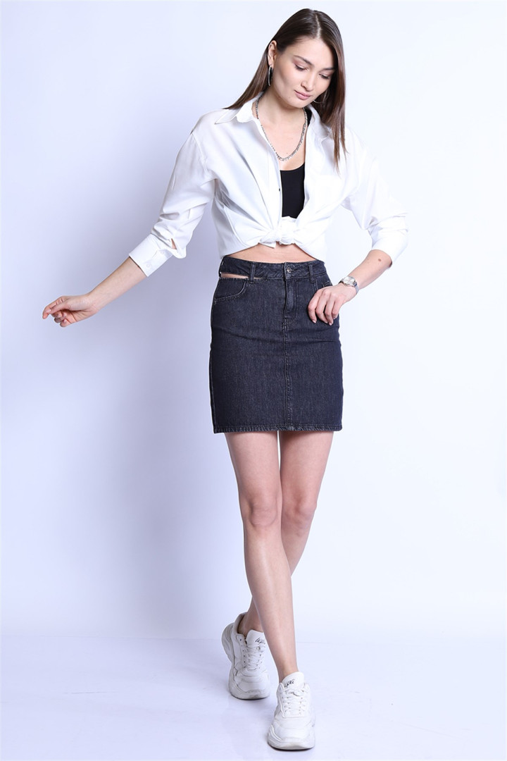 

Юбка женская Twister Jeans 12876 черная 38 (товары доставляются из-за рубежа), 12876