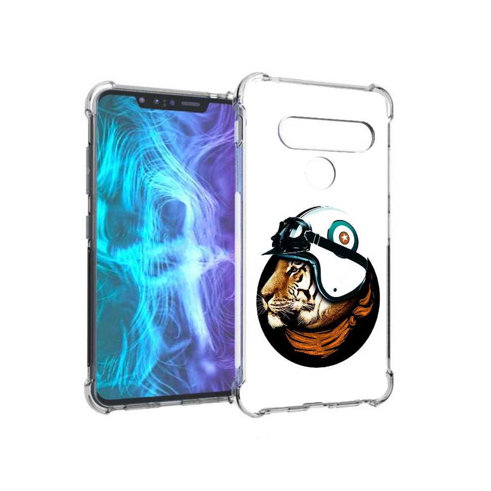 

Чехол MyPads Tocco для LG G8 Тигр в шлеме (PT135945.77.171), Tocco