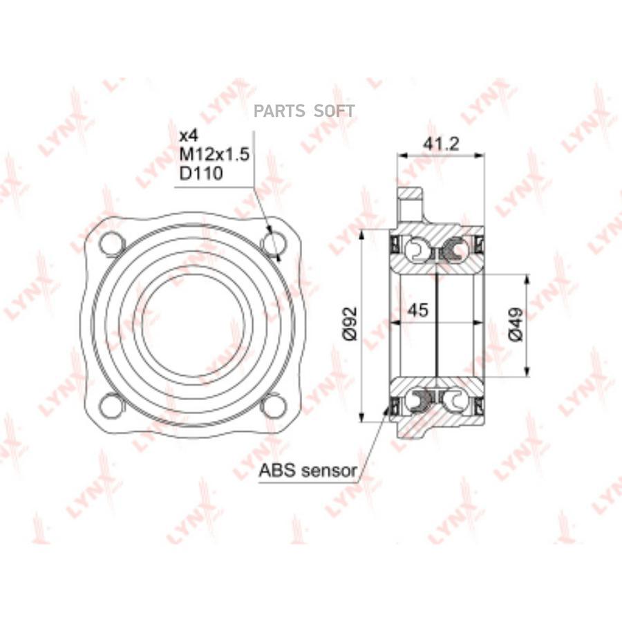 

Подшипник ступицы задн.BMW 5,7-серии F10,F11,F07GT,F01-F04 08=> BMW 5(F10/1) 2.0-5.0 09=>