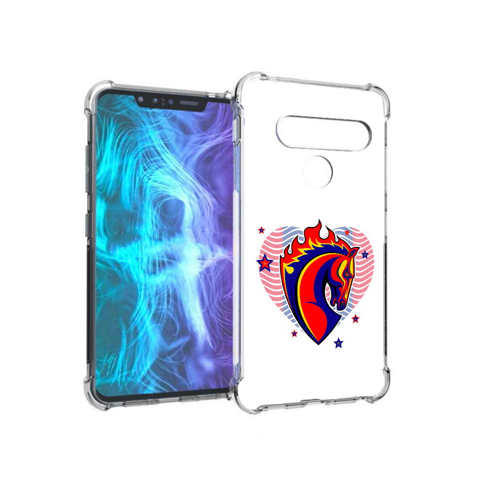 

Чехол MyPads Tocco для LG G8 ФК ЦСЛ Лошадь (PT135945.77.180), Tocco