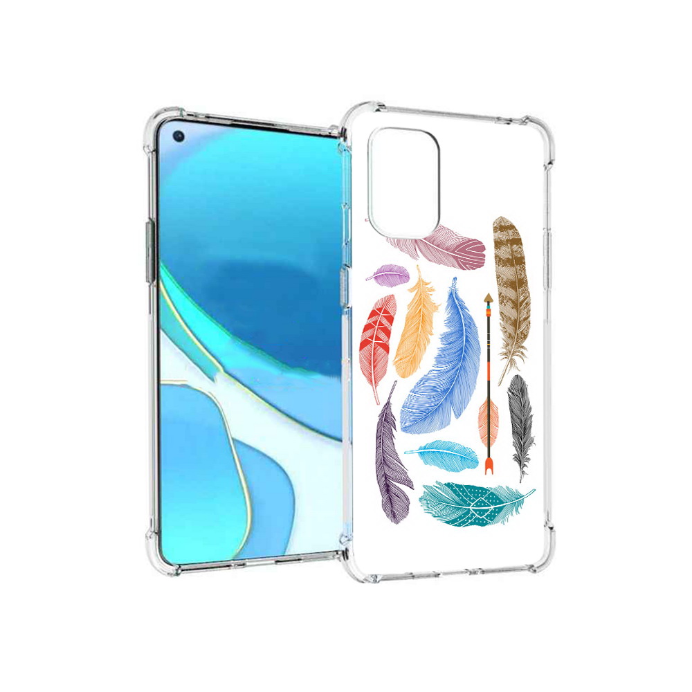 

Чехол MyPads Tocco для OnePlus 8T разноцветные перья (PT155529.137.572), Tocco