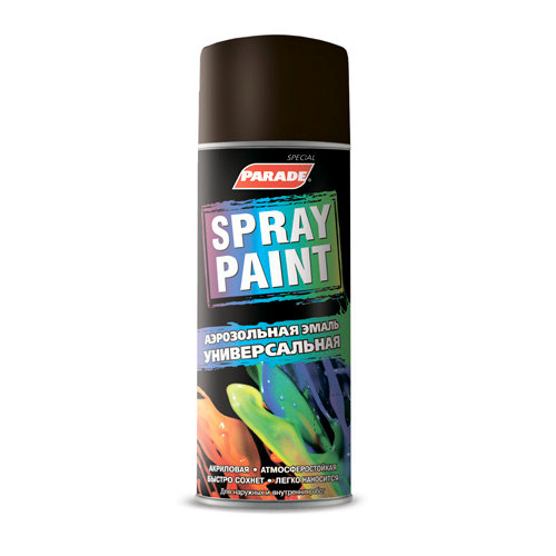 Эмаль аэрозольная PARADE SPRAY PAINT RAL 9005 Черный матовый