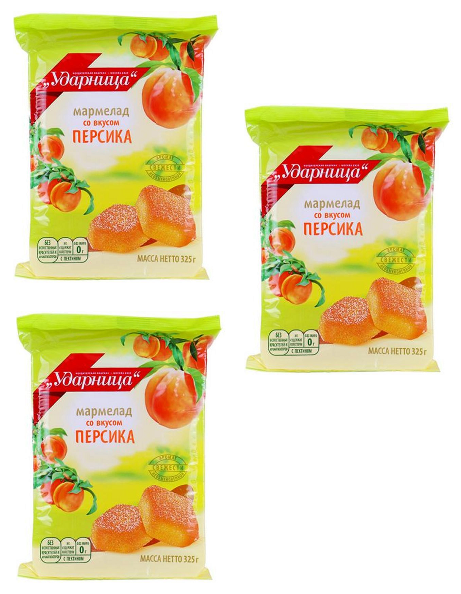 

Мармелад Ударница в сахаре Персик, 325 г х 3 шт