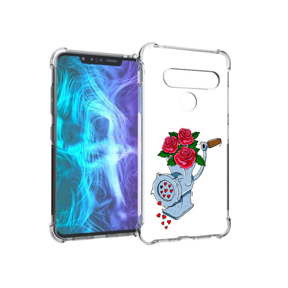 

Чехол MyPads Tocco для LG G8 Цветочные сердца (PT135945.77.199), Tocco