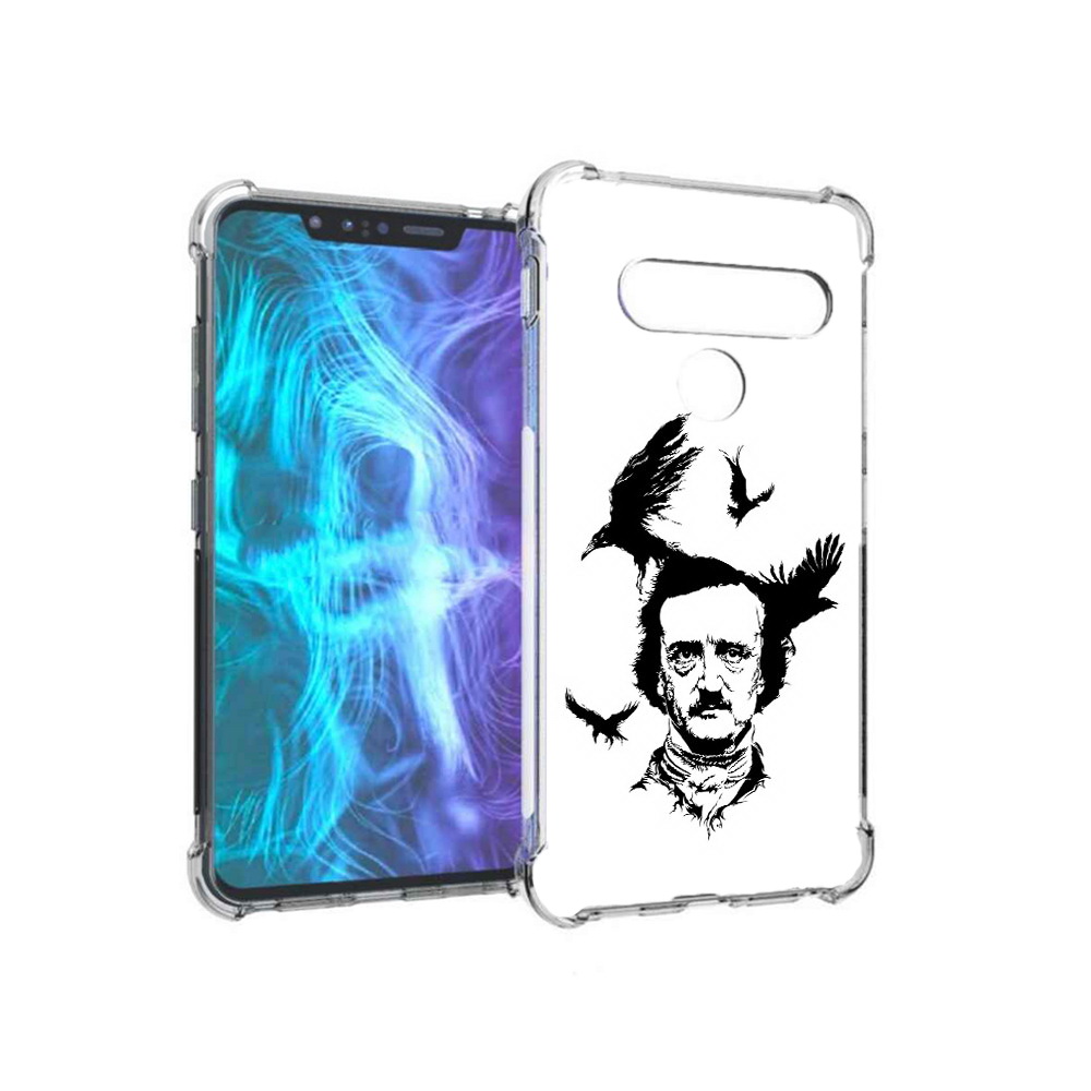 

Чехол MyPads Tocco для LG G8 Эдгар Аллан черно белый (PT135945.77.204), Tocco