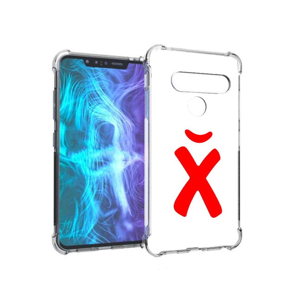 

Чехол MyPads Tocco для LG G8 абстракция буква х (PT135945.77.209), Tocco