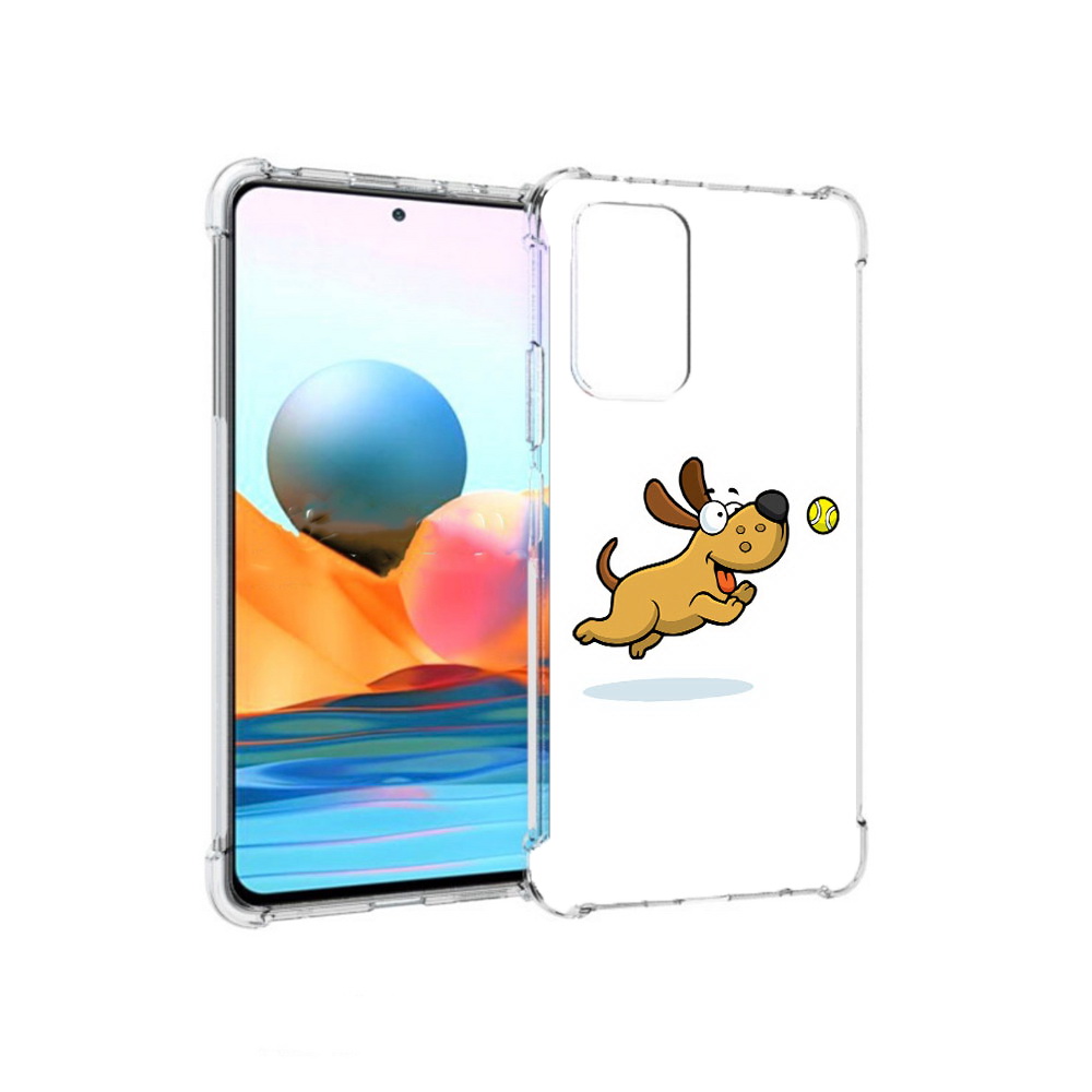 Чехол MyPads Tocco для Xiaomi Redmi Note 10 Pro пёсик (PT158414.284.563)