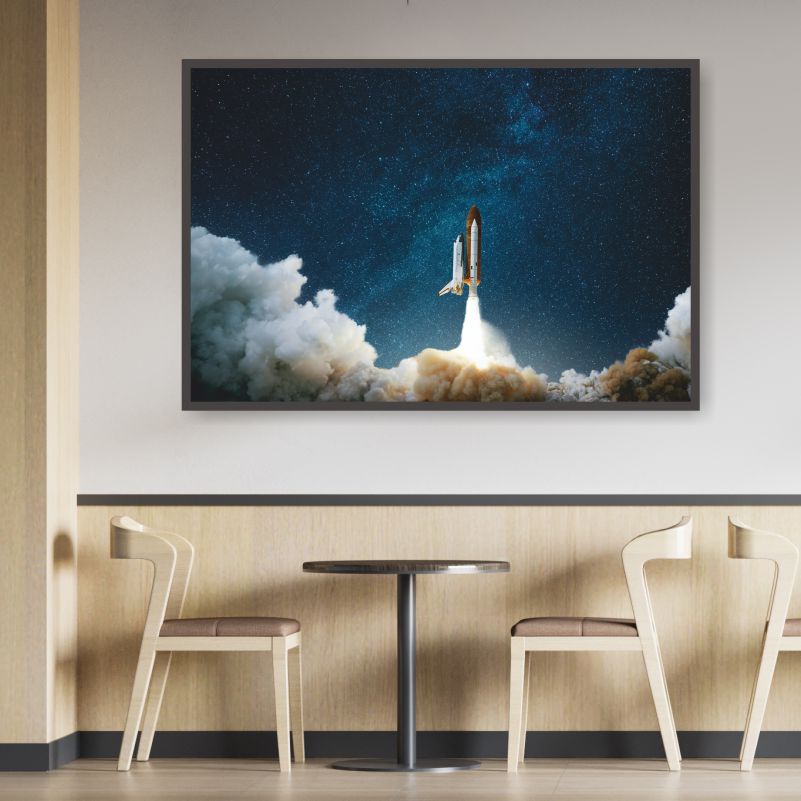 

Постер на холсте ПолиЦентр Космический корабль Shuttle 50х40 см, КосмическийКорабльShuttleТип2