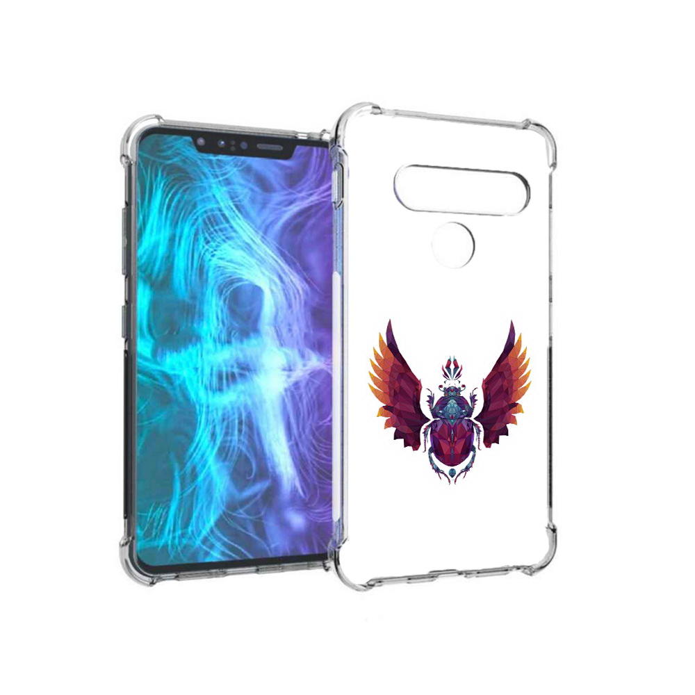 

Чехол MyPads Tocco для LG G8 алмазный скоробей (PT135945.77.219), Tocco