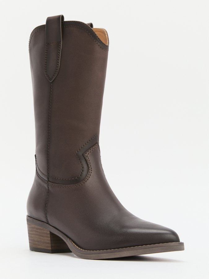 

Полусапоги женские Tendance CLF799BL-01 коричневые 40 EU, Коричневый, CLF799BL-01