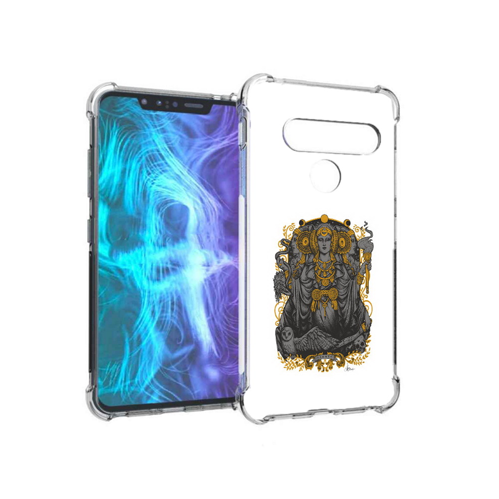 

Чехол MyPads Tocco для LG G8 божество с золотыми элементами (PT135945.77.241), Tocco