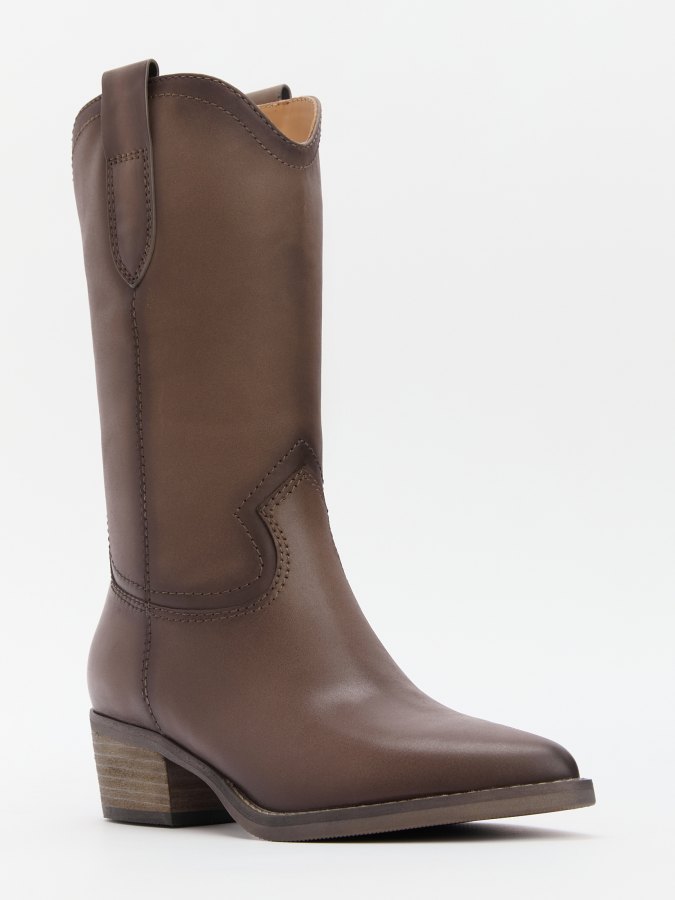 

Полусапоги женские Tendance CLF799BL-01 коричневые 38 EU, Коричневый, CLF799BL-01