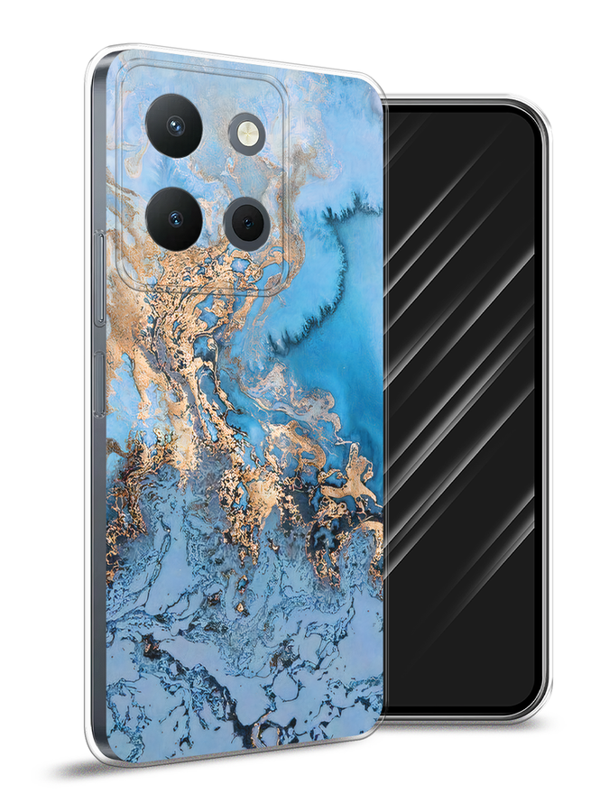 

Чехол Awog на Vivo Y36 4G "Морозная лавина синяя", Серебристый, 269250-1