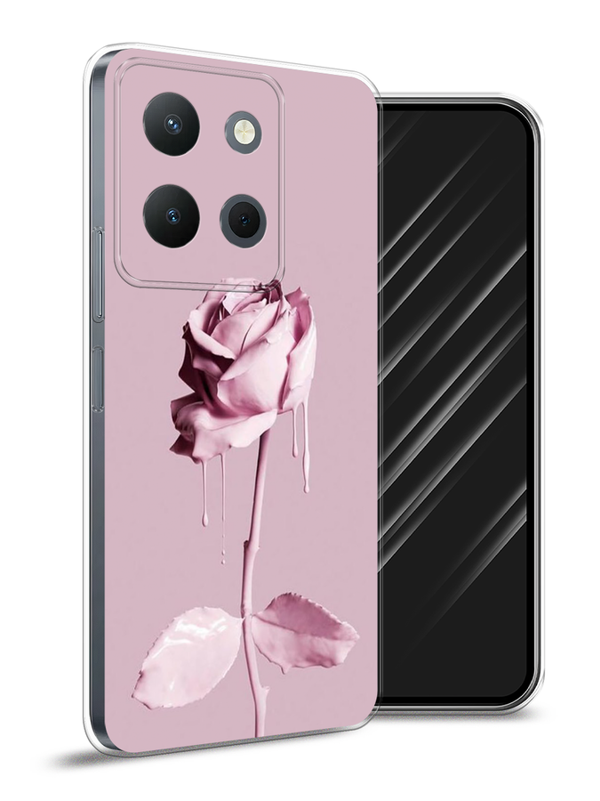 

Чехол Awog на Vivo Y36 4G "Роза в краске", Белый;розовый, 269250-1