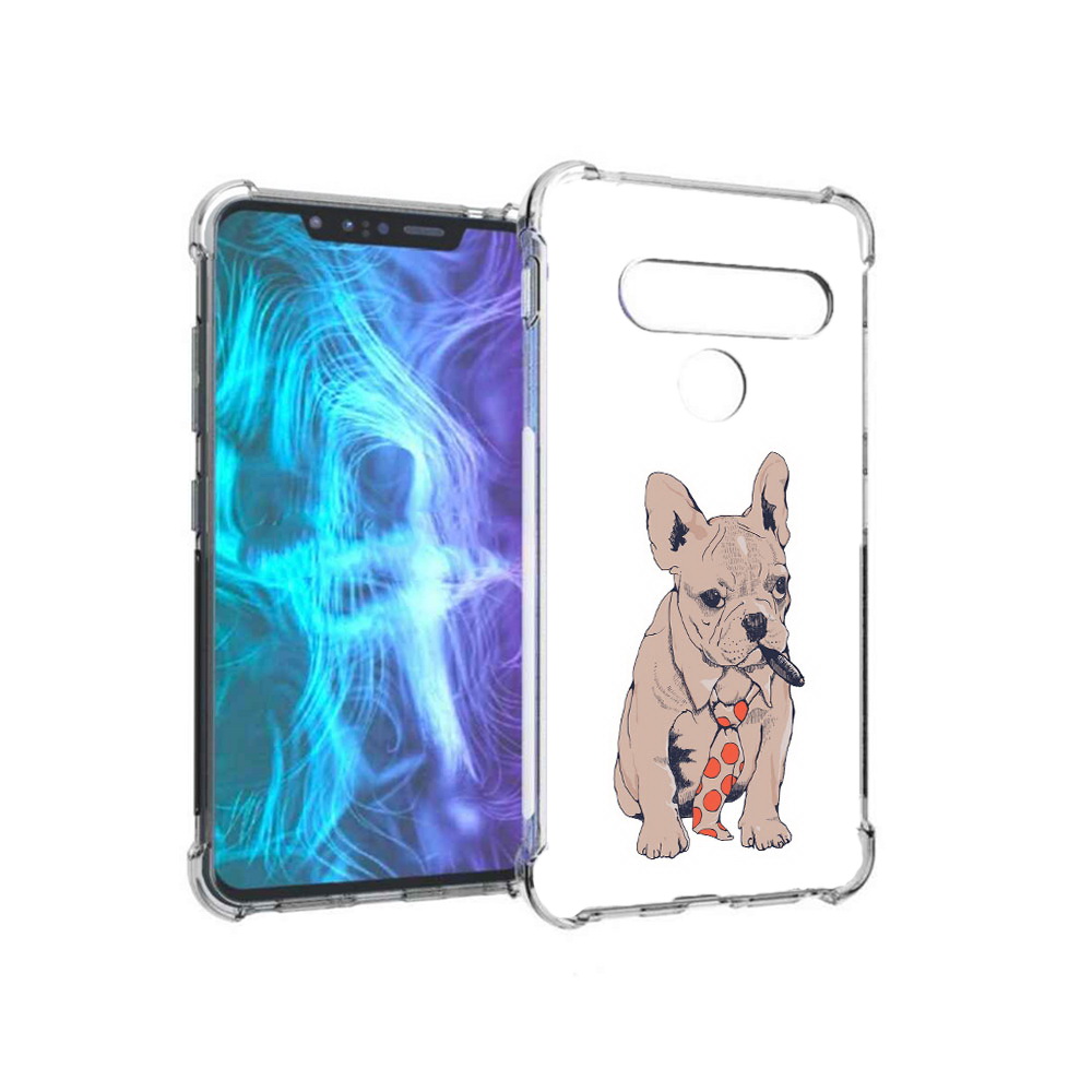 

Чехол MyPads Tocco для LG G8 бульдог с сигарой (PT135945.77.250), Tocco