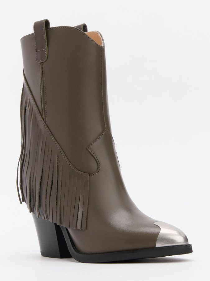 

Полусапоги женские Tendance CLF801K-08 хаки 36 EU, CLF801K-08